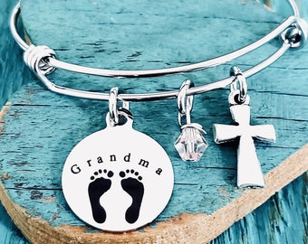 Grandma, Grandma Jewelry,Grandma Bracelet, Gran, Gift for Grandma, First time Grandma, New Grandma, Gifts, Silver Bracelet, Charm Bracelet