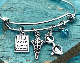 Eye Chart Optometrist Ophthalmologis t Doctor Dangle Charm for European Bracelets Fashion Jewelry for Women Man Eye Chart Optometrist Ophthalmologis t Doctor Dangle Charm for European Bracelets Fashion Jewelry for Women Man