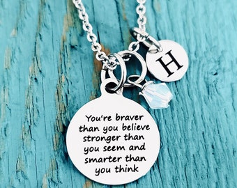 Love Husband Loved Than Know Stronger Than Seem to My Tiera Always Remember That I Love You Smarter Than Think Braver Than Believe Wife Valentine Gift Birthday Gift Necklace Name 