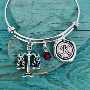 SALE, Scales of justice, Lawyer Gift, Scales charm, Libra, Scales Bracelet, Silver Bracelet, Charm Bracelet, Grad, Graduation, Paralegal