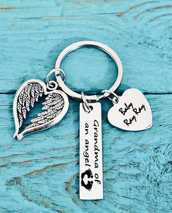 Bereavement memorial charm keyring mum dad child baby wife husband remember SIDS