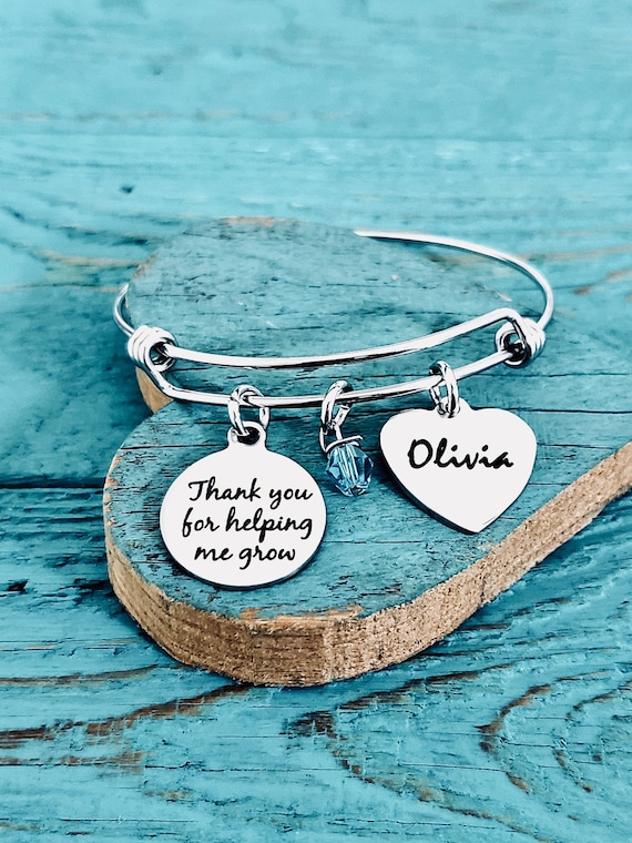 Thank you for helping me grow bracelet sale