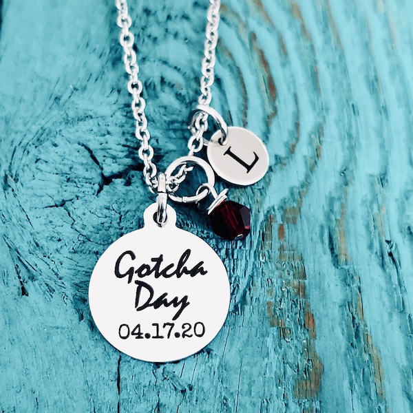 Adoption, Gotcha Day, Silver Jewelry, Baby Adoption, new mom, Fostering, Forever Family, adoption, Silver Necklace, Charm Necklace, GIfts