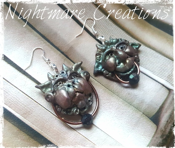 Labyrinth Door Knocker Earrings