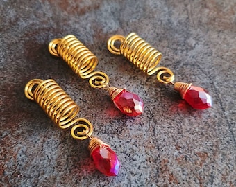 Crystal Loc-smycken: Dreadlock-hårprydnader med natursten