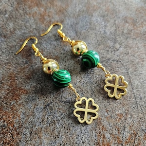 Adinkra Symbol Earrings, 18 kt Gold-Plated, African Earrings, Nyame Dua Earrings, Statement Jewelry