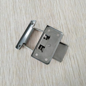 x2 pcs Paired Toggle Latches Catch Chest Suitcase Boxes Buckles Trunk Lock Metal Toggle Hasp Latches with Screws image 8