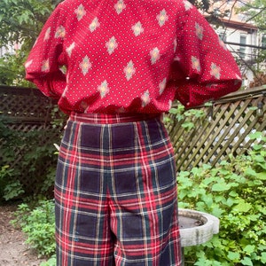 1980s Pendelton Wool Plaid Shorts