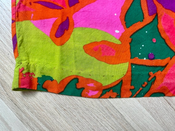 70s Abstract Print Blouse, Multi-color, Alex Cole… - image 5