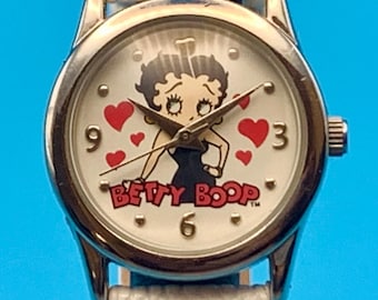 BETTY BOOP Women’s Vintage 2006 Casual Quartz Wristwatch Works New Battery/Strap