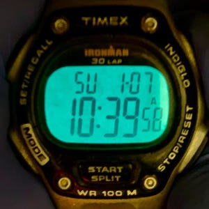 TIMEX IRONMAN Men’s Vintage 2006 Digital Wristwatch Chrono Timer Works New Battery image 15