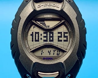 CASIO G-COOL GC-1001 (2258) Men’s Rare Vintage Digital Wristwatch Works New Battery