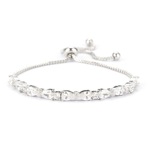 Swarovski Crystal Single Bolo Bracelet