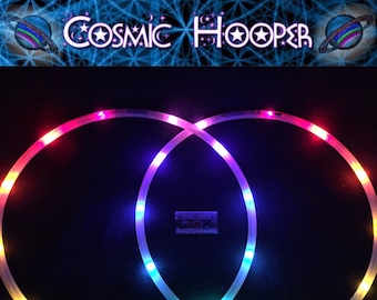 5/8" Polypro Mini LED Hoops - Rainborion's Belt 12 different colors! 12 LEDs in each mini hoop