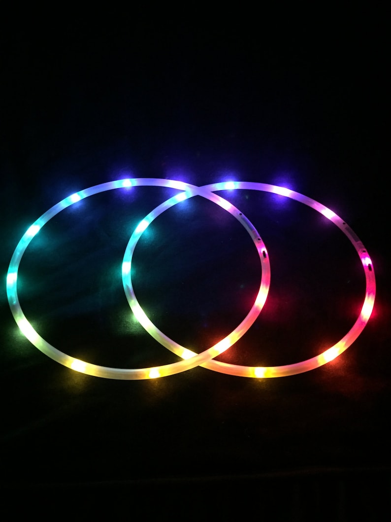 5/8 Polypro Mini LED Hoops Rainborion's Belt 12 Different Colors 12