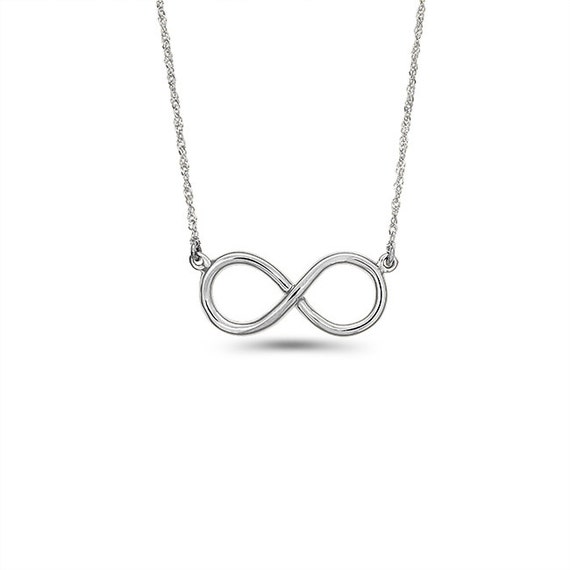 14K Solid Gold Infinity Necklace Infinity Necklace Infinity