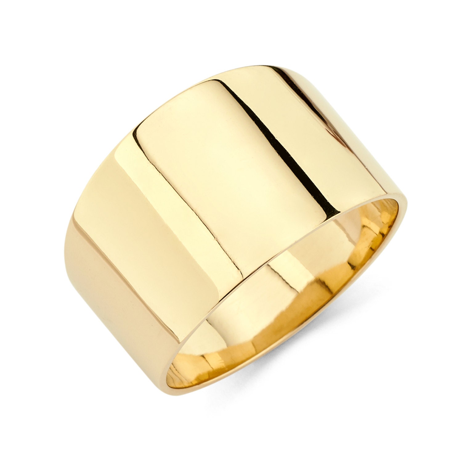 Lattice Cigar Band (LC7951) - Yellow Gold 7.75 (Sized)