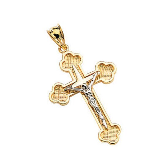 14k Gold Cross Pendent 14k Gold Cross 