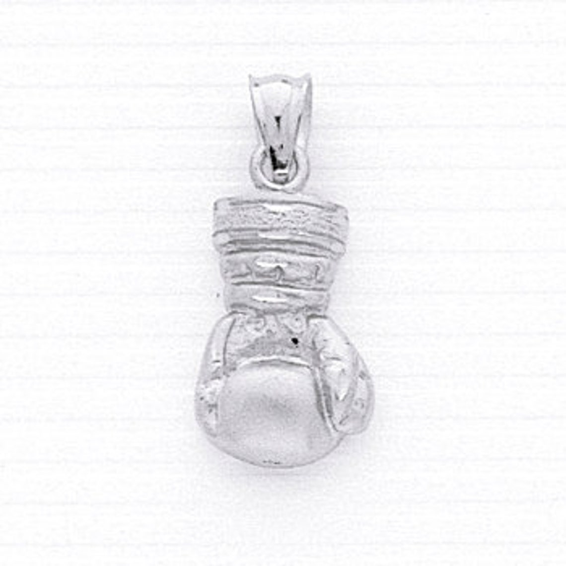 Sterling Silver Boxing Glove Charm. Etsy