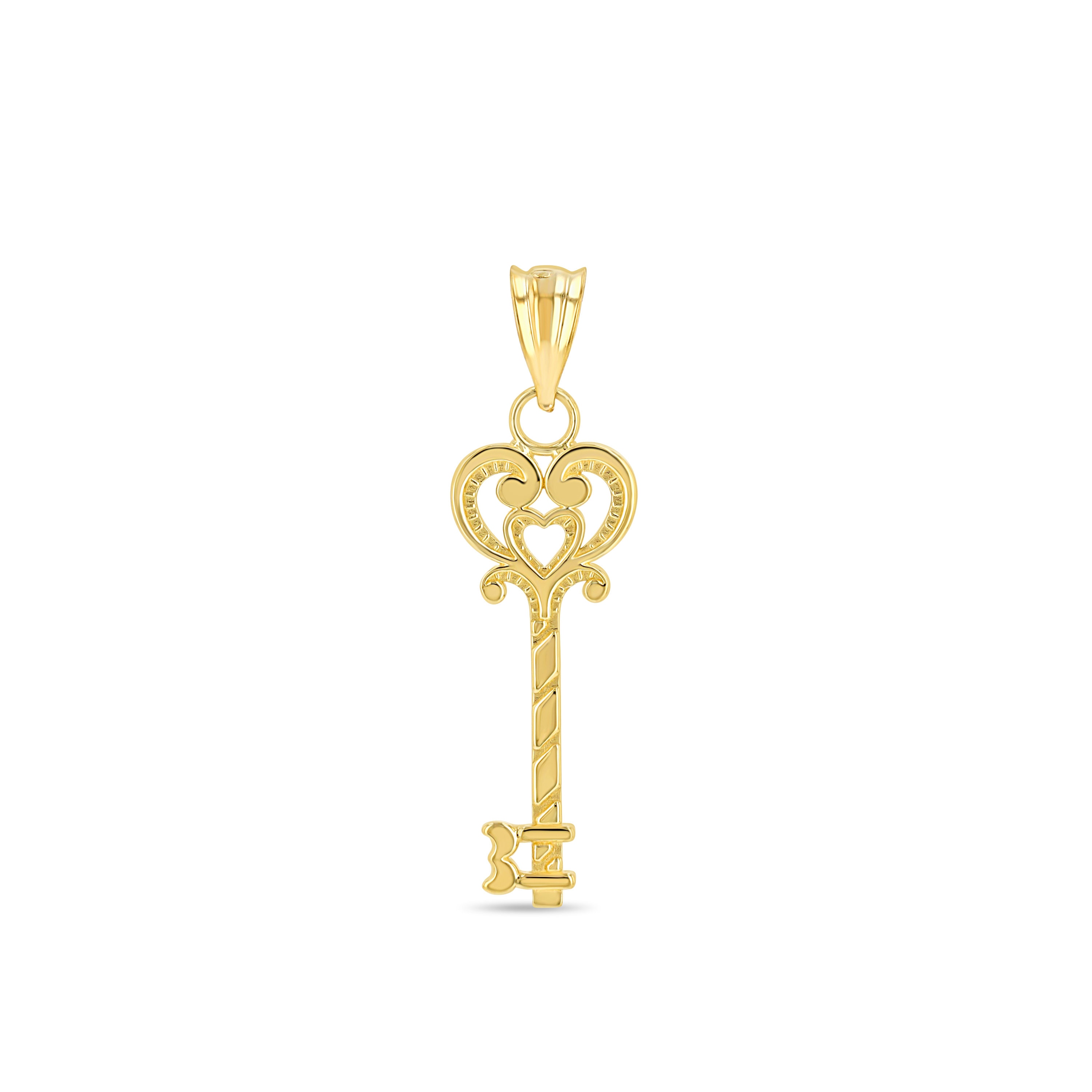 KitBeads 20pcs 18k Real Gold Plated Key Charms Brass Key Lock Charms Small  Gold Key Shape Charms for Jewelry Making Bracelets Necklace Bulk