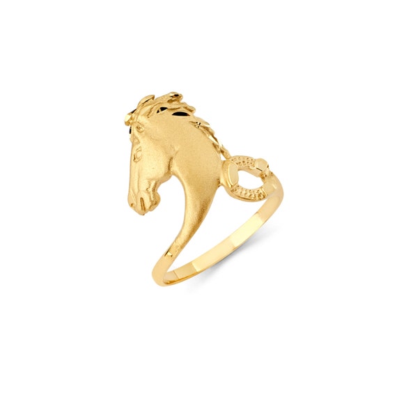 GOLD HORSE RING | Rebekajewelry