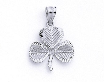 Sterling Silver clover charm.