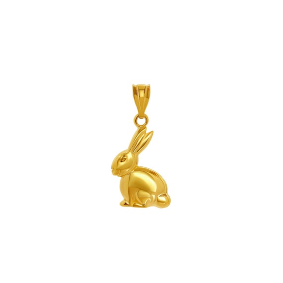 Gold outlet rabbit necklace