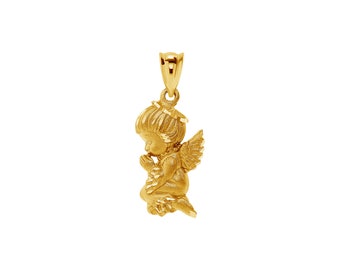 Baby angel gold pendant sale