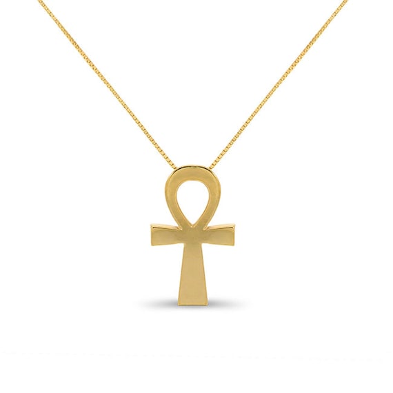Gold chain with ankh clearance