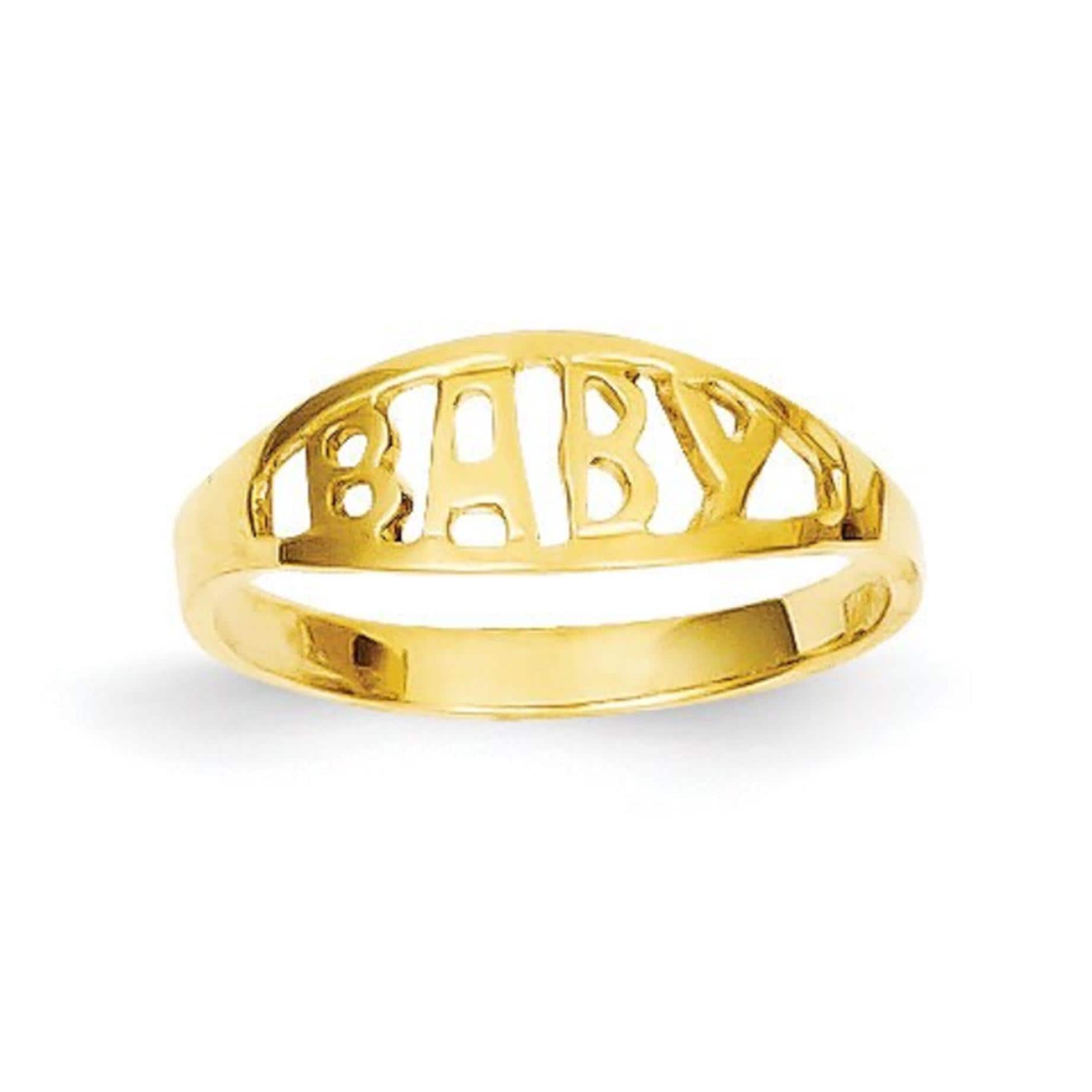 14K Gold Baby Ring – Child's First Jewelry Piece Canada