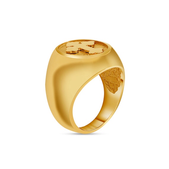 14K Solid Yellow Gold Men's Diamond Ring 0.8 Cwt. – Avianne Jewelers