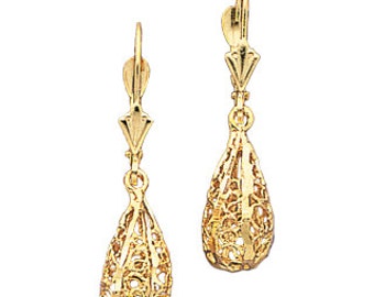 ピアス LESS IS MORE Single sale 14K gold one-touch lace earrings il_340x270.657386819_kq9t.jpg