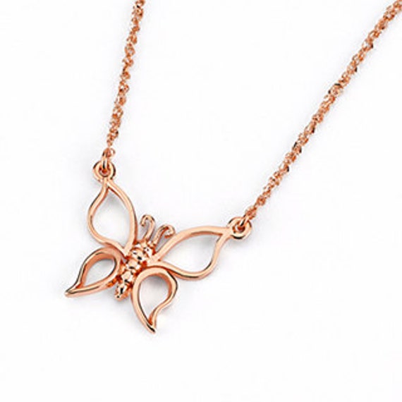 Collana Fabio Ferro Farfalla in Oro Bianco con Diamanti M4652