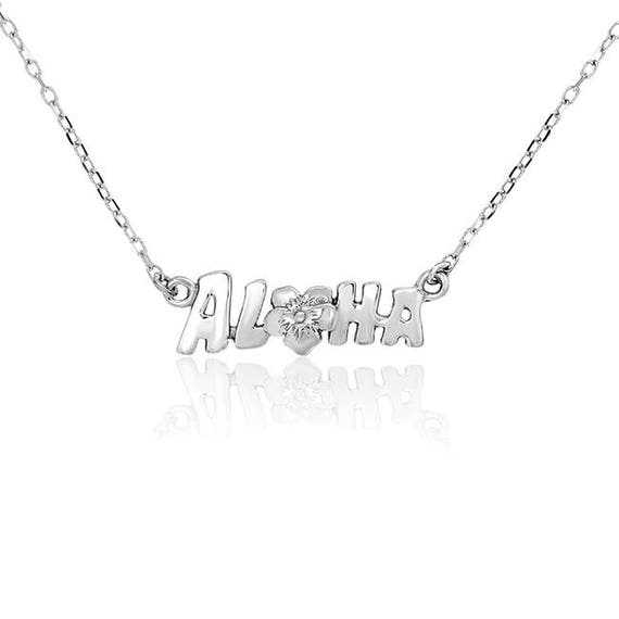 Sterling Silver Hawaiian Necklace 