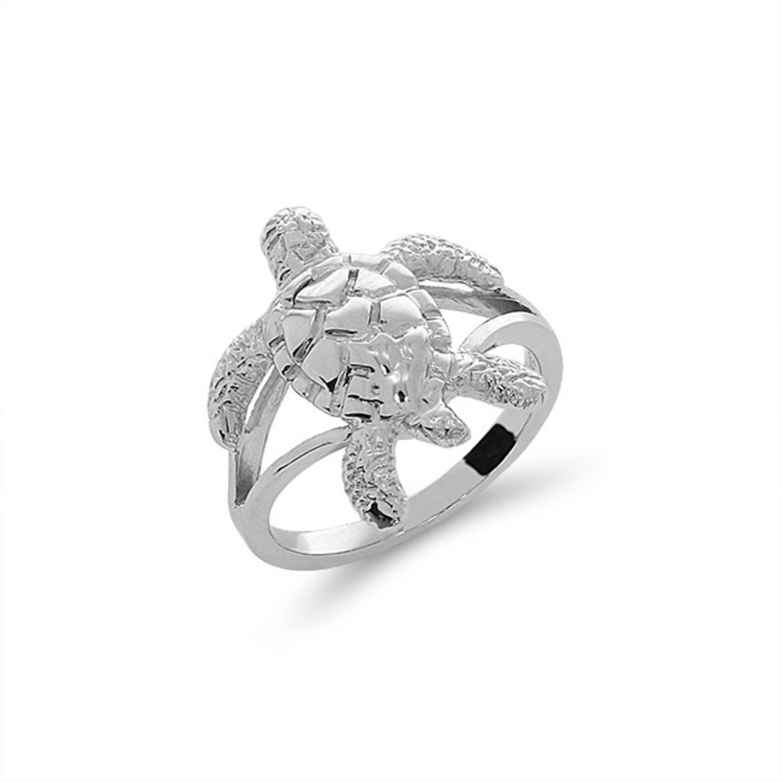 Sterling Silver Turtle Ring. Etsy