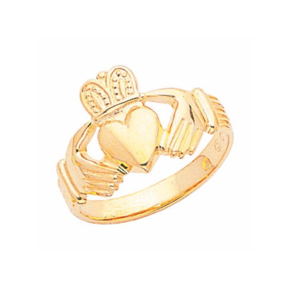 Why Gianni Vincent Jewellers Christmas Card 2022 14K Gold Claddagh Ring. Men's Claddagh Ringirish Ring | Etsy Ireland