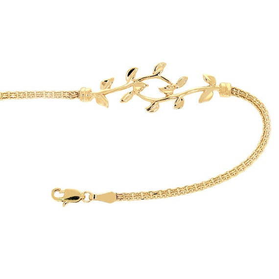 Maile Two Tone Gold on Silver Bangle or Cuff – Showcase Hawaii