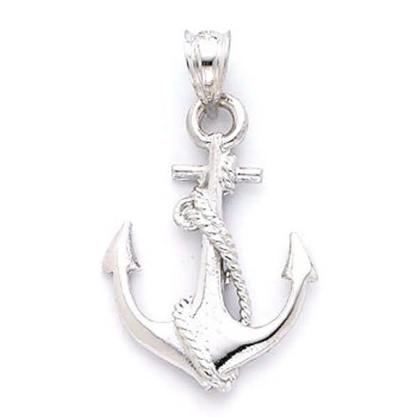 Sterling Silver Anchor Charm, Anchor, Sealife,Nautical Jewelry