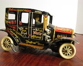 Vintage 1950 39 s Marx Linemar Tin Jalopy Wind-Up Toy Car