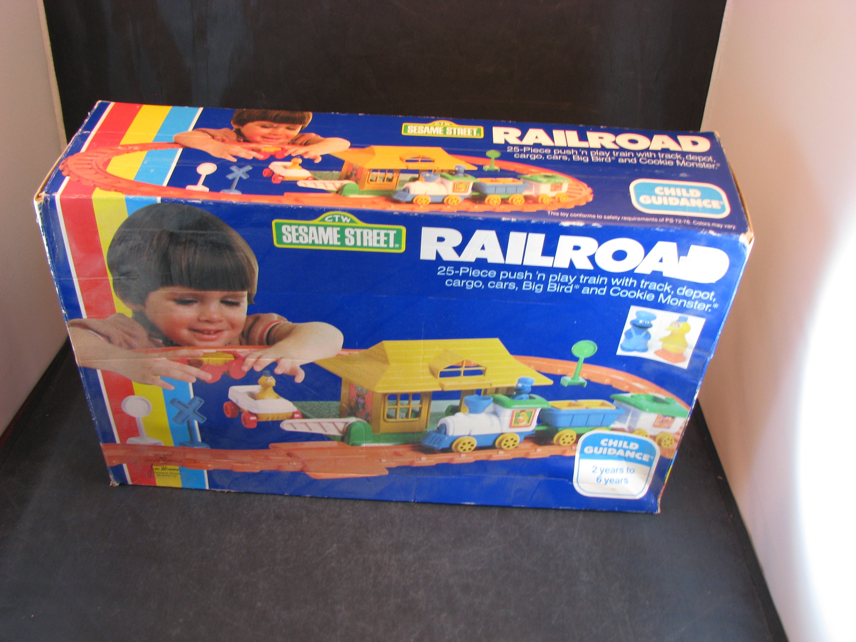 Vintage Sesame Street Railroad With Original Box - Etsy