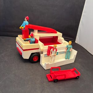 Vintage Fisher Price Adventure People Rescue Truck