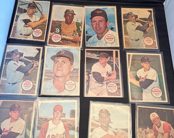 Vintage 1968 Topps Baseball Posters