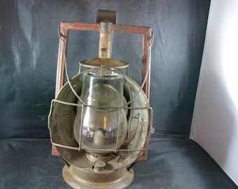 1916‑30s　DIETZ Ideal Inspector’s Lamp Antique DIETZ Ideal INSPECTOR LAMP Erie Railroad Lantern New