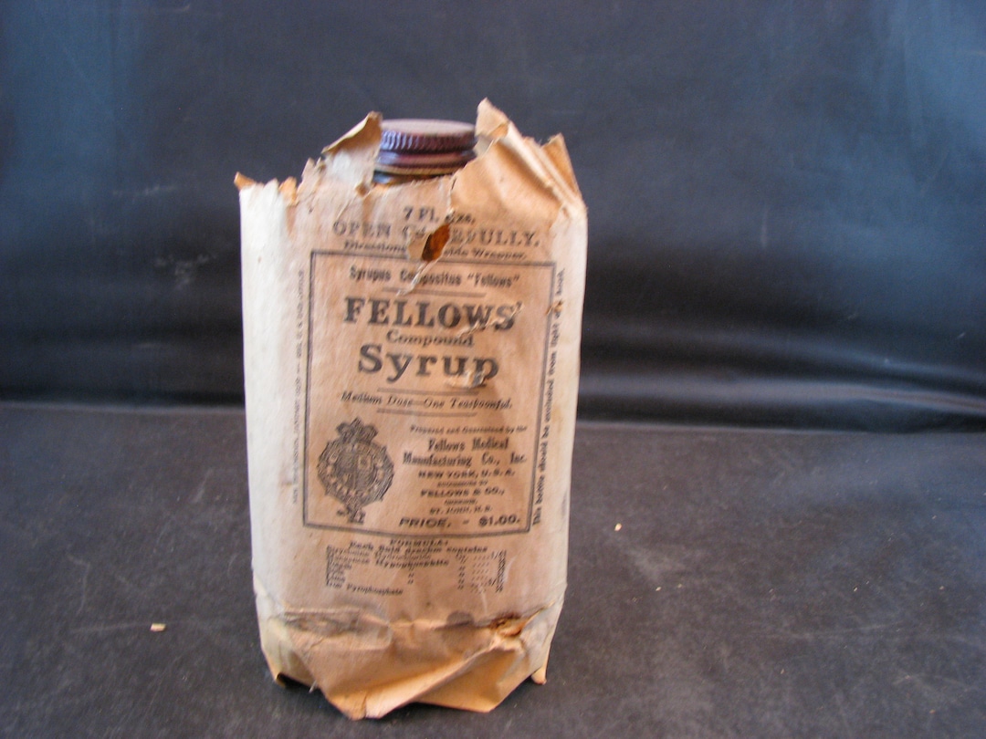 Fellows Compound Syrup of Hypophosphites Etsy