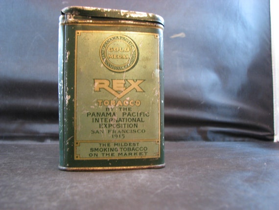 Vintage Rex Tobacco Tin
