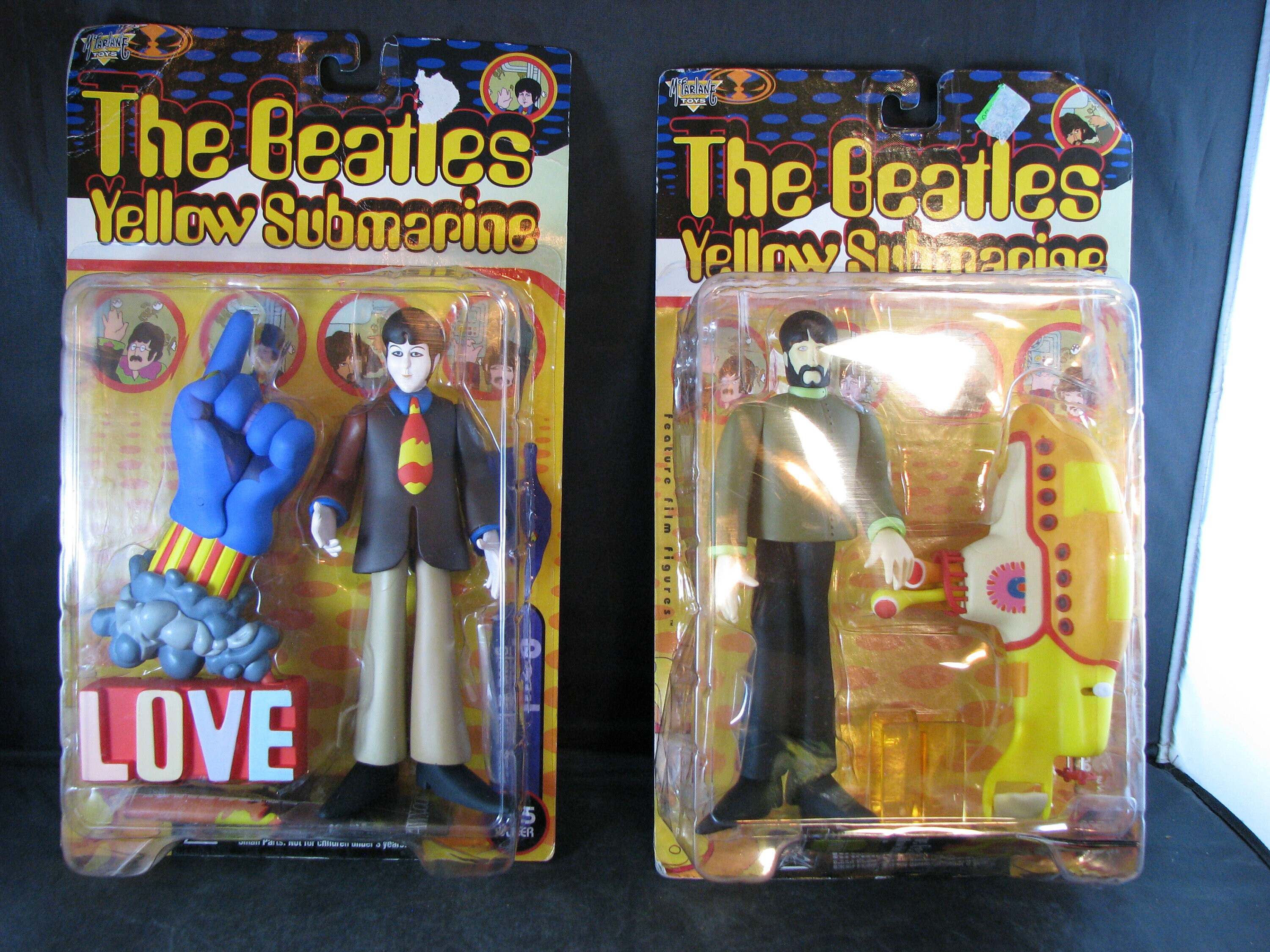 Vintage the Beatles Yellow Submarine Action Figures - Etsy