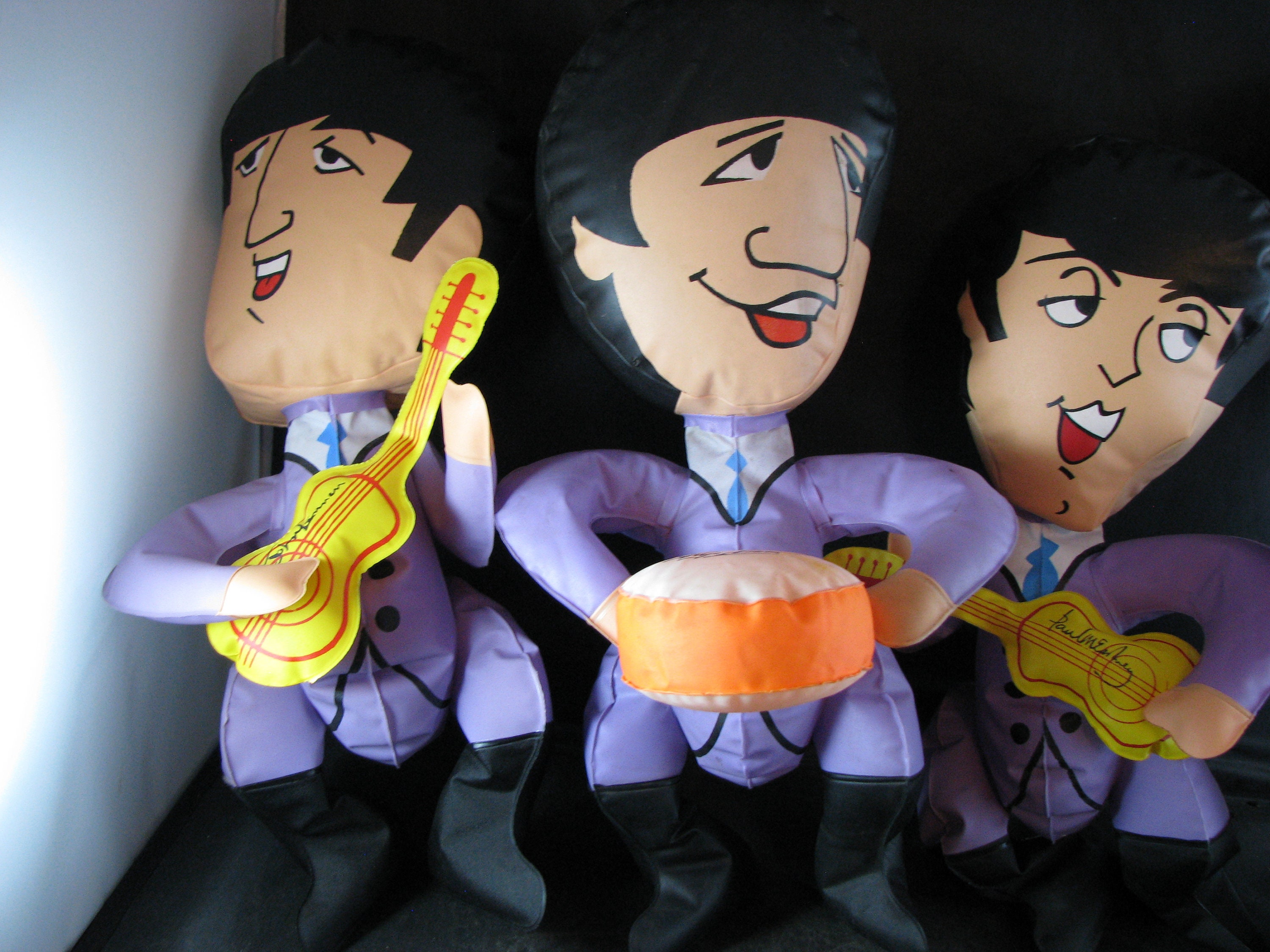 当時物 1966年 ビートルズ Inflatable Dolls 未開封品 人形 Full set of inflatable BEATLES dolls 1966 NEMS - Beautiful
