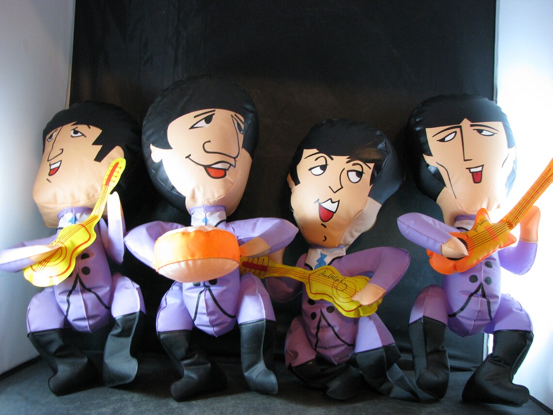 Vintage Beatles Inflatable Dolls - Etsy