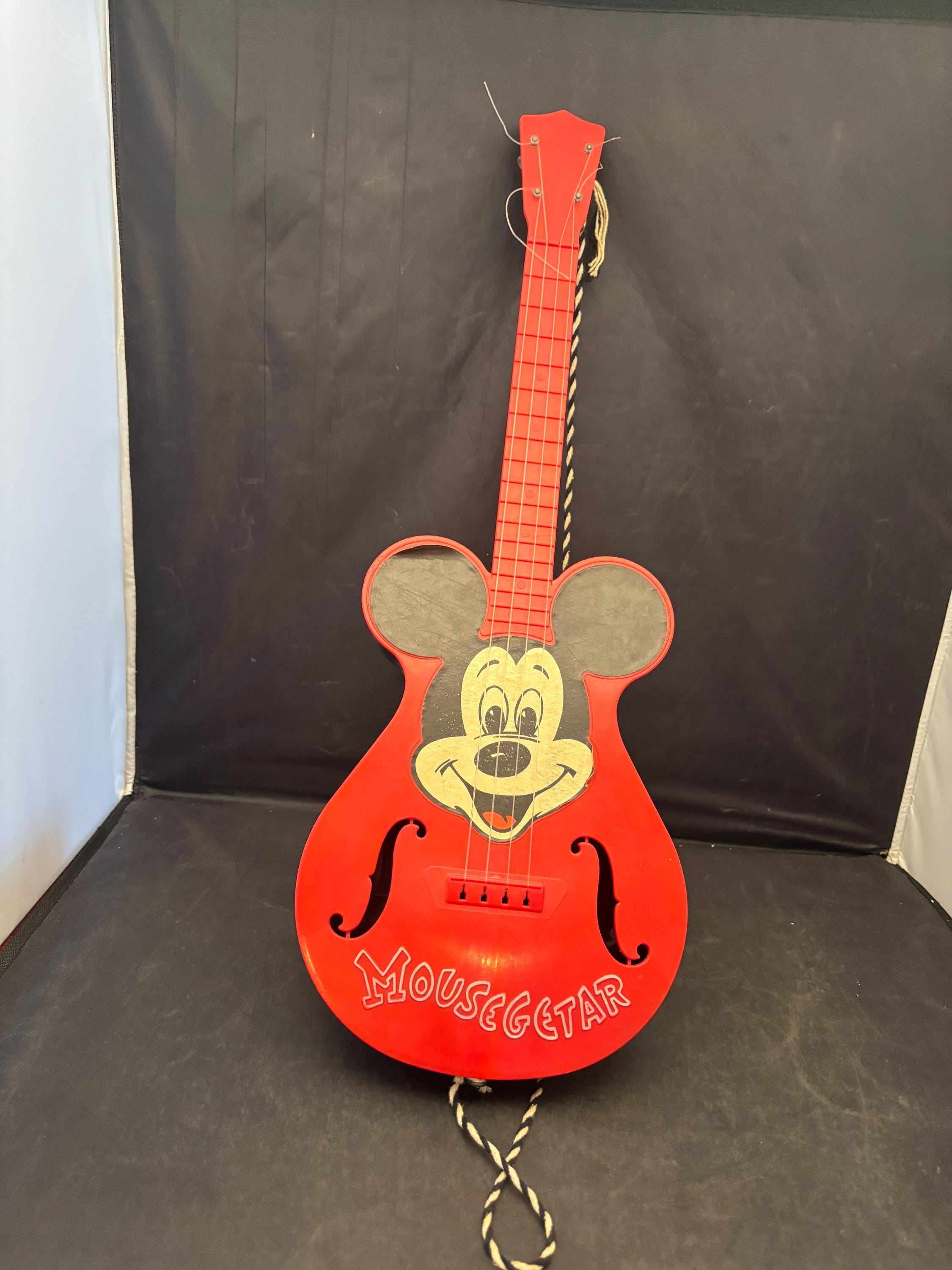 希少 Vinatge MICKEY MOUSE GUITAR おもちゃ ギター 【公式通販】