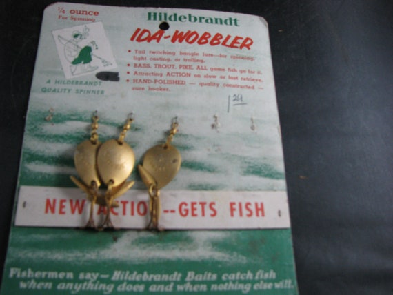Ida Wobbler Lure Display — Vintage Anglers